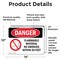 Signmission Flammable Material No Smoking Within 20 Feet Danger Sign, Vinyl Decal, 14in W x 10in L, 2PK OS-2PACK-DS-D-1014-L-1248 - alternate 7